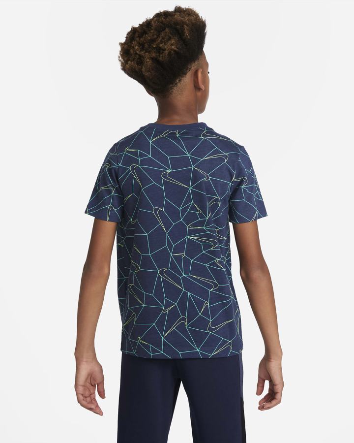 Camiseta Nike Sportswear Kids Winterized Niño Azules | AJUDV-6831