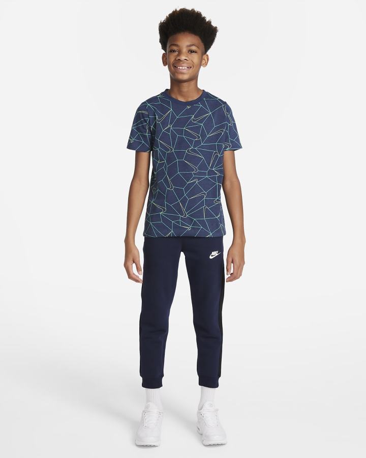 Camiseta Nike Sportswear Kids Winterized Niño Azules | AJUDV-6831