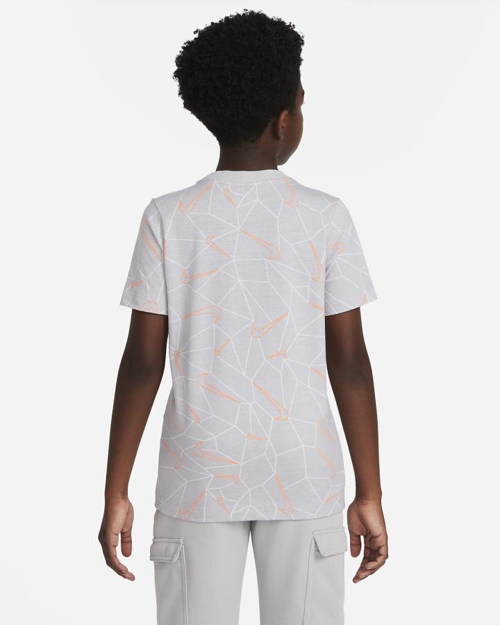 Camiseta Nike Sportswear Kids Winterized Niño Gris Claro | PBCLW-0361