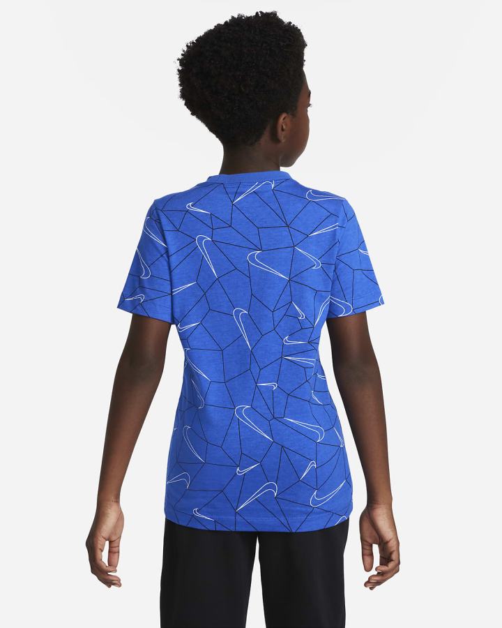 Camiseta Nike Sportswear Kids Winterized Niño Azul Real | PZJRY-6230