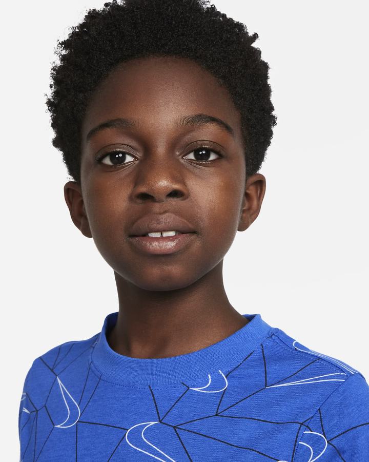 Camiseta Nike Sportswear Kids Winterized Niño Azul Real | PZJRY-6230