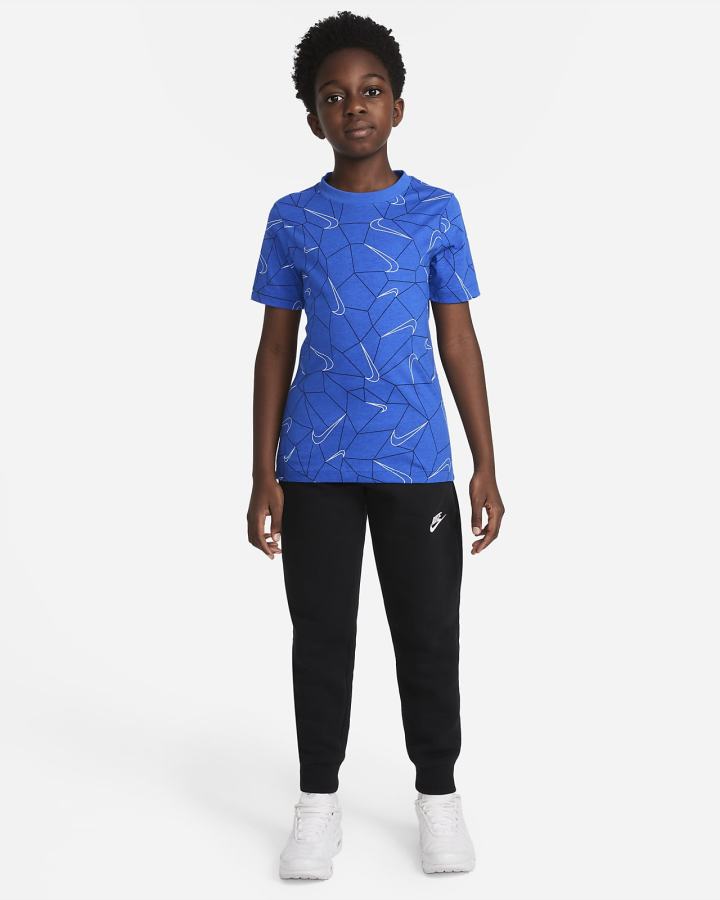 Camiseta Nike Sportswear Kids Winterized Niño Azul Real | PZJRY-6230