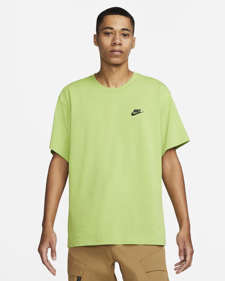 Camiseta Nike Sportswear Lightweight Knit Short-Sleeve Top Hombre Azul Marino Negras | ESJYD-2801