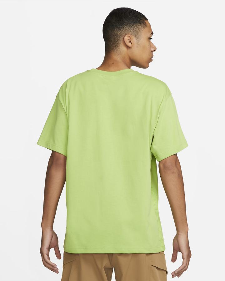 Camiseta Nike Sportswear Lightweight Knit Short-Sleeve Top Hombre Verde Negras | TQEIH-0914