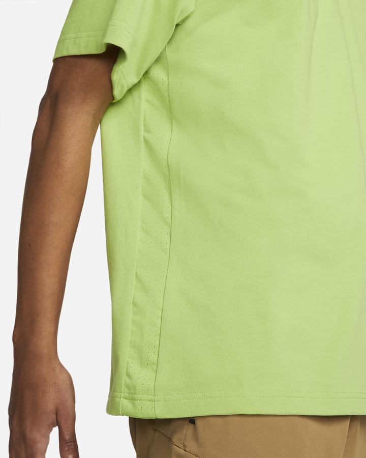 Camiseta Nike Sportswear Lightweight Knit Short-Sleeve Top Hombre Verde Negras | TQEIH-0914