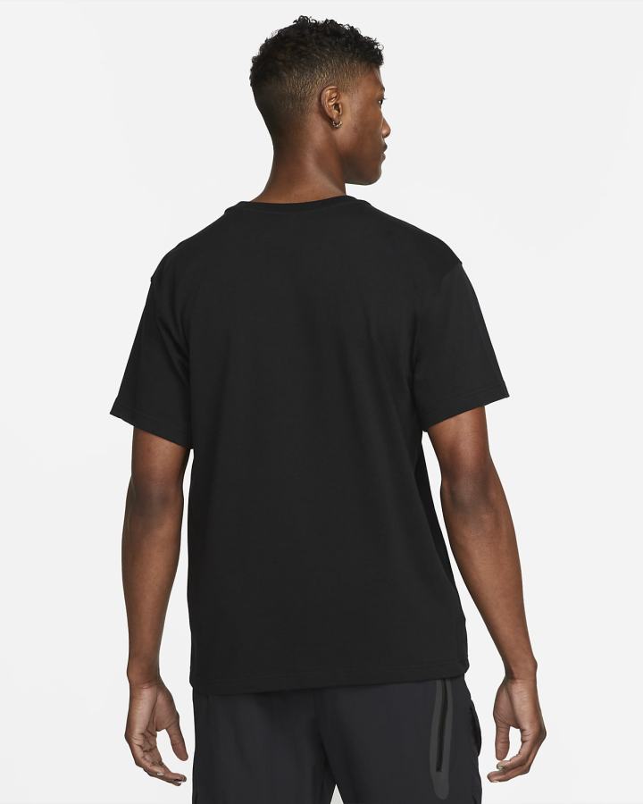 Camiseta Nike Sportswear Lightweight Knit Short-Sleeve Top Hombre Negras | YFTWD-9635