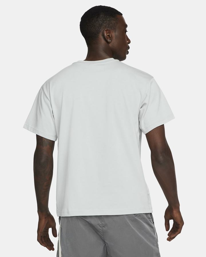 Camiseta Nike Sportswear Lightweight Knit Short-Sleeve Top Hombre Gris Negras | YMVDW-9170