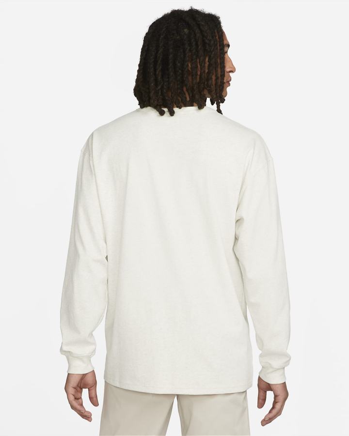 Camiseta Nike Sportswear Long-Sleeve Hombre Beige Rojas | BLNMH-0169