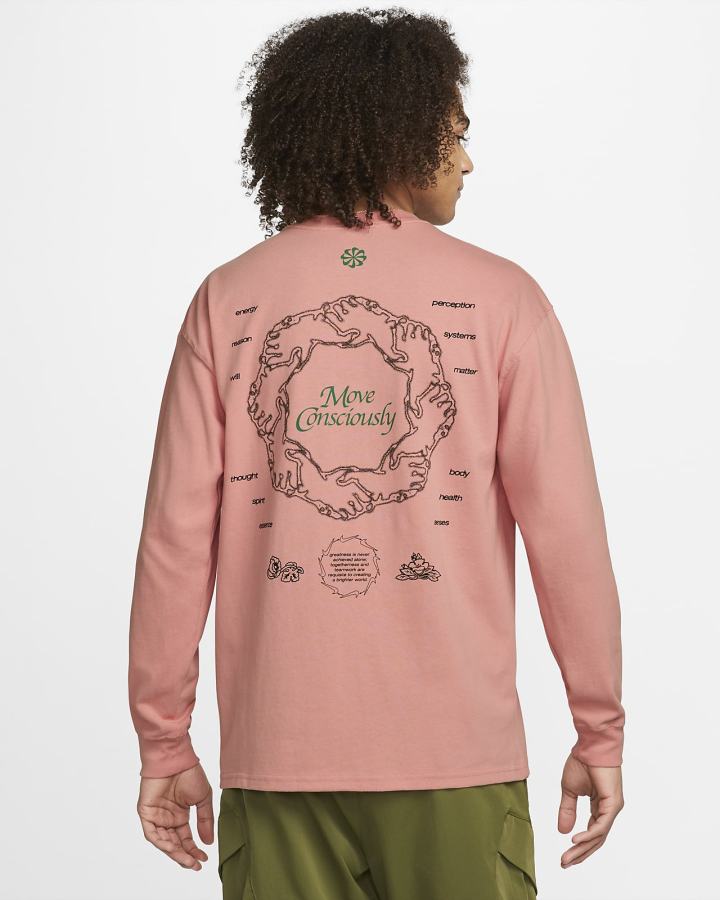Camiseta Nike Sportswear Long-Sleeve Hombre Naranjas | FAPEB-3904