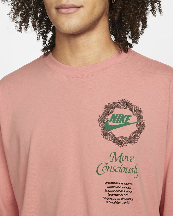 Camiseta Nike Sportswear Long-Sleeve Hombre Naranjas | FAPEB-3904