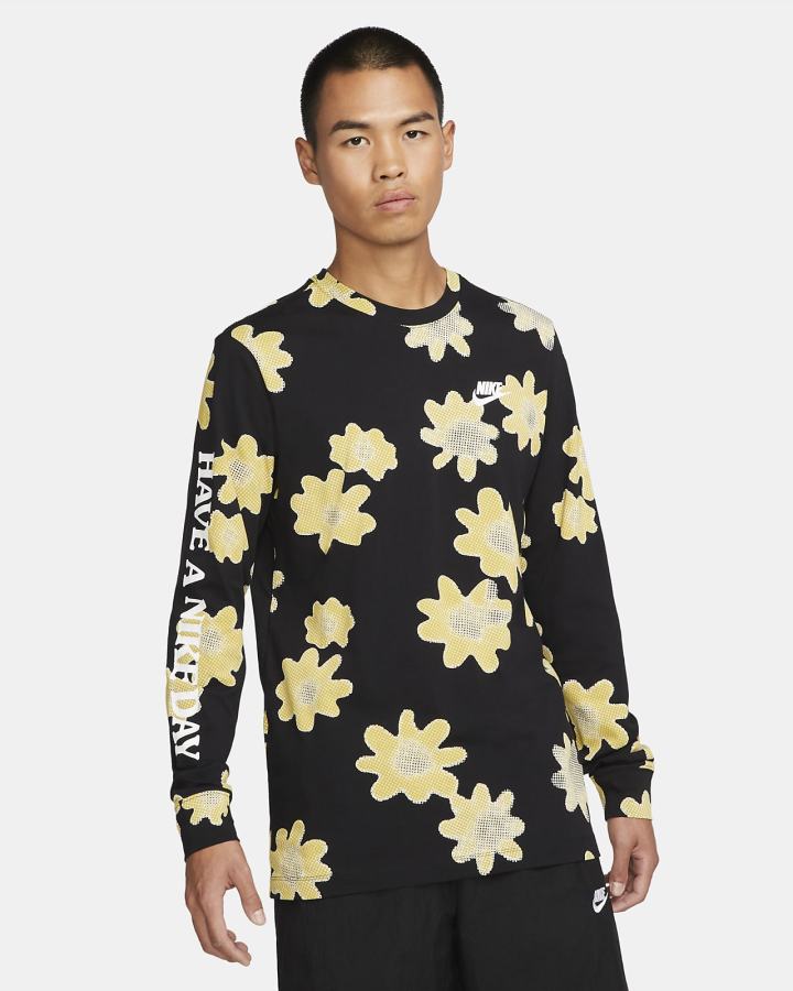 Camiseta Nike Sportswear Long-Sleeve Hombre Negras | HURQV-3561