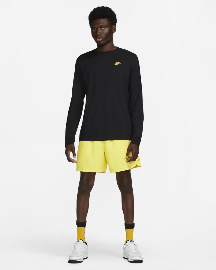 Camiseta Nike Sportswear Long-Sleeve Hombre Negras | JUFCZ-5860