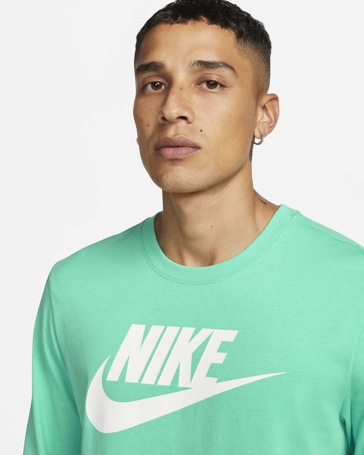 Camiseta Nike Sportswear Long-Sleeve Hombre Verde | NAWVT-6103