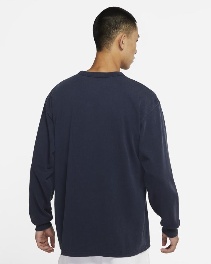 Camiseta Nike Sportswear Long-Sleeve Hombre Obsidian Blancas | OMYZC-3724