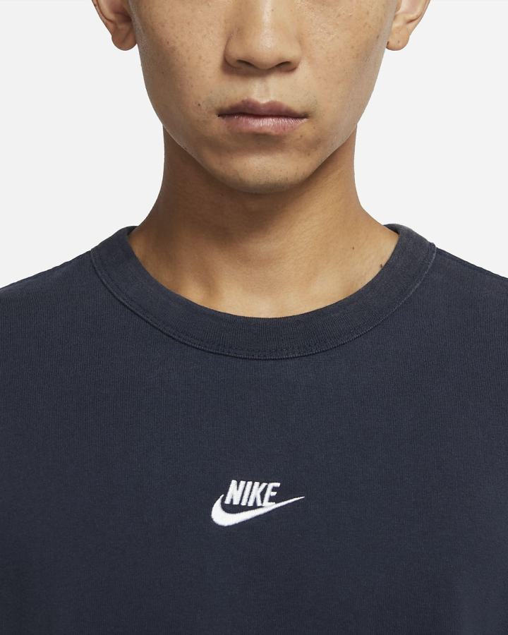 Camiseta Nike Sportswear Long-Sleeve Hombre Obsidian Blancas | OMYZC-3724