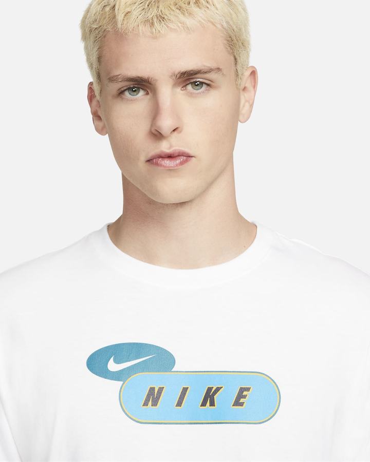 Camiseta Nike Sportswear Long-Sleeve Hombre Blancas | OYKCE-3127