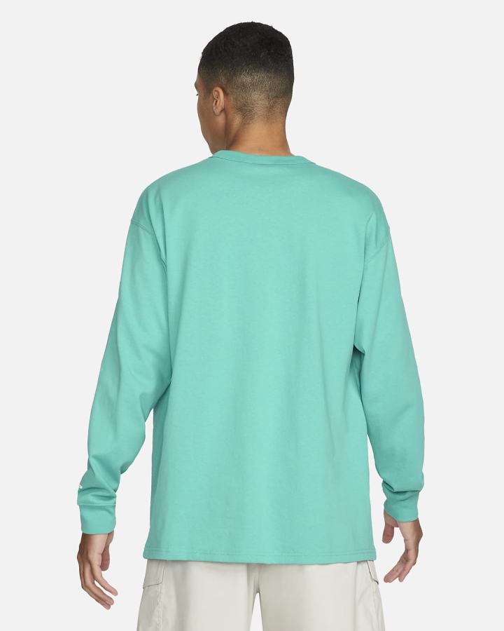 Camiseta Nike Sportswear Long-Sleeve Hombre Turquesa | PEMFZ-0986