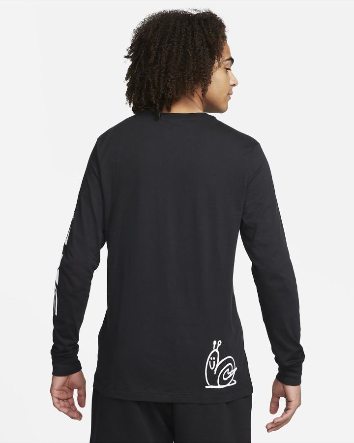 Camiseta Nike Sportswear Long-Sleeve Hombre Negras | PMKQC-4927
