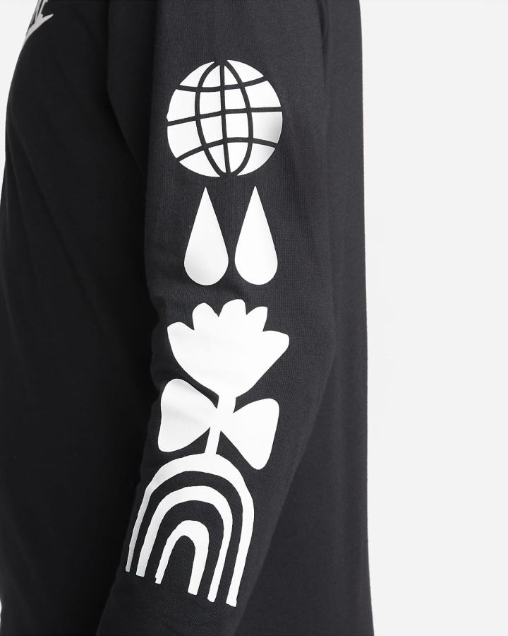 Camiseta Nike Sportswear Long-Sleeve Hombre Negras | PMKQC-4927