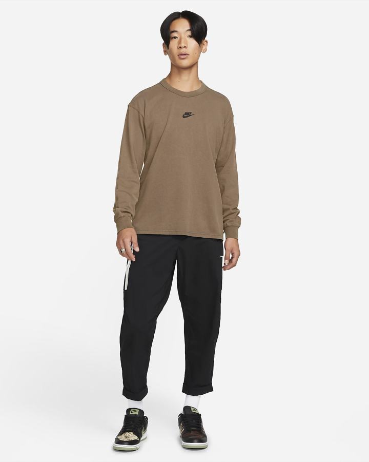 Camiseta Nike Sportswear Long-Sleeve Hombre Negras | TYFMG-5931