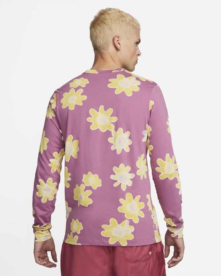 Camiseta Nike Sportswear Long-Sleeve Hombre Burdeos Claro | UKGCT-9482