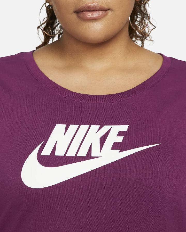 Camiseta Nike Sportswear Long-Sleeve Mujer Burdeos | WDZOS-0237