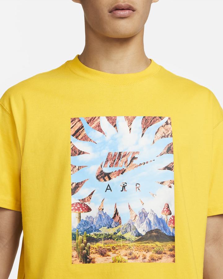 Camiseta Nike Sportswear Max90 Hombre Amarillo | GVYSN-1870