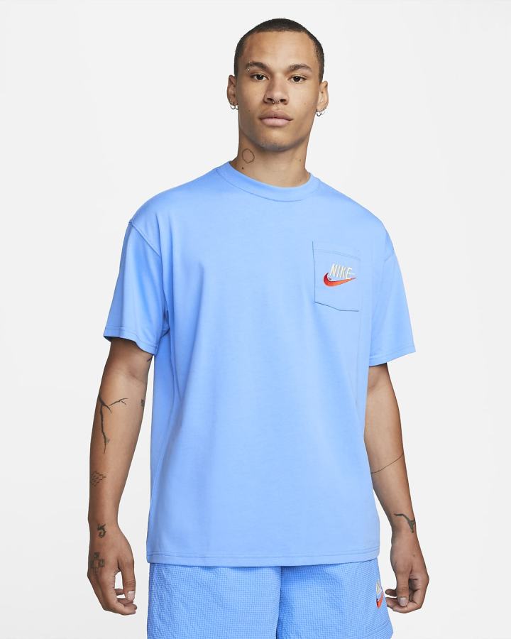 Camiseta Nike Sportswear Max90 Hombre Azules | EZKCM-1049