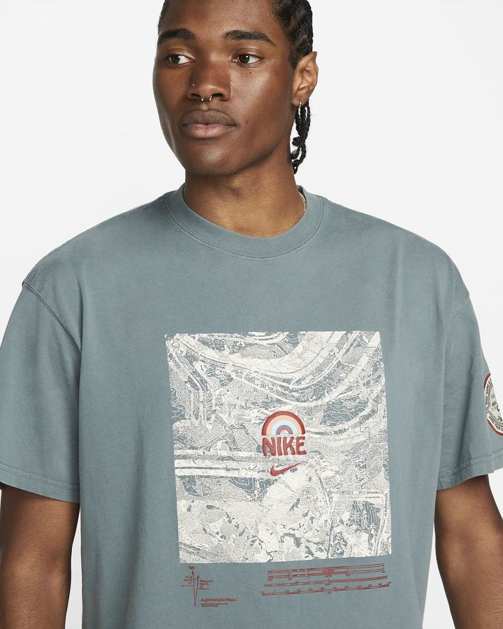 Camiseta Nike Sportswear Max 90 Hombre Azules | GBUZS-6874