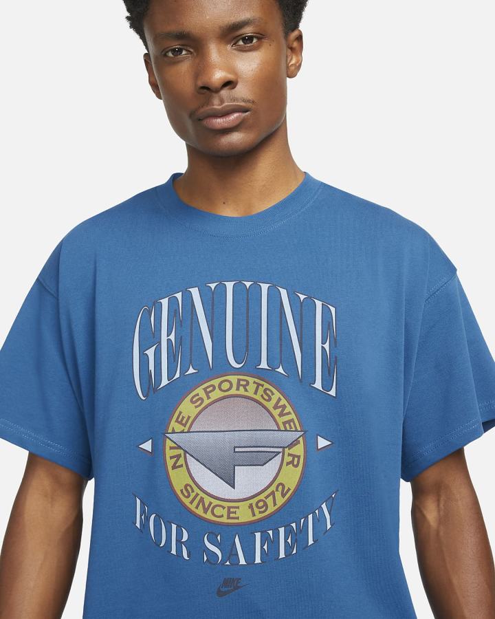 Camiseta Nike Sportswear Max 90 Hombre Azules | URQTE-3420