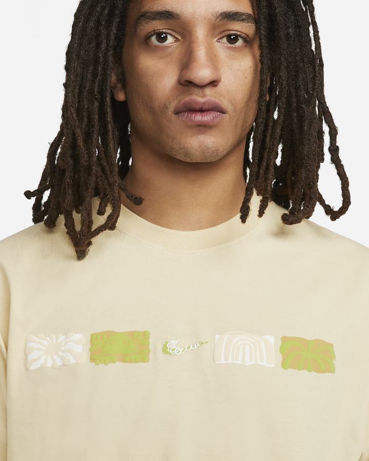 Camiseta Nike Sportswear Max 90 Hombre Amarillo Claro Verde | XPDST-9685