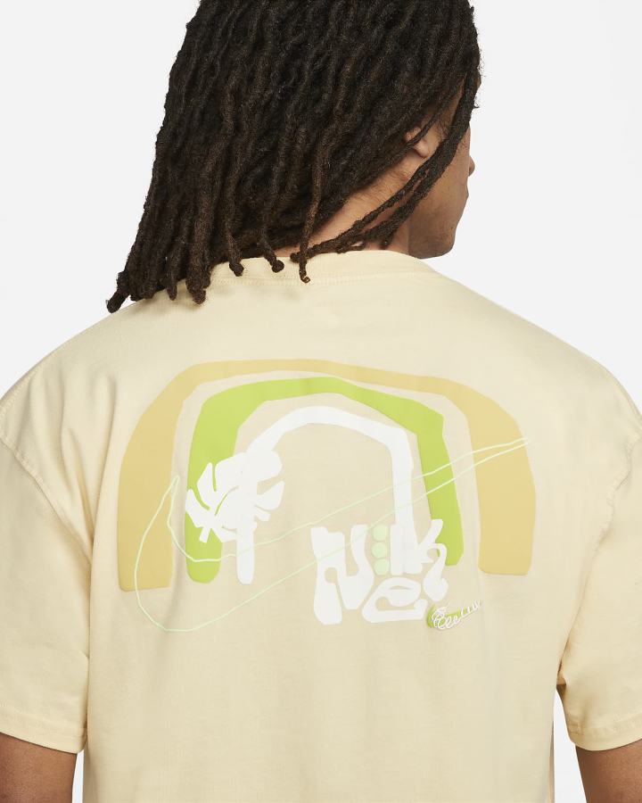 Camiseta Nike Sportswear Max 90 Hombre Amarillo Claro Verde | XPDST-9685
