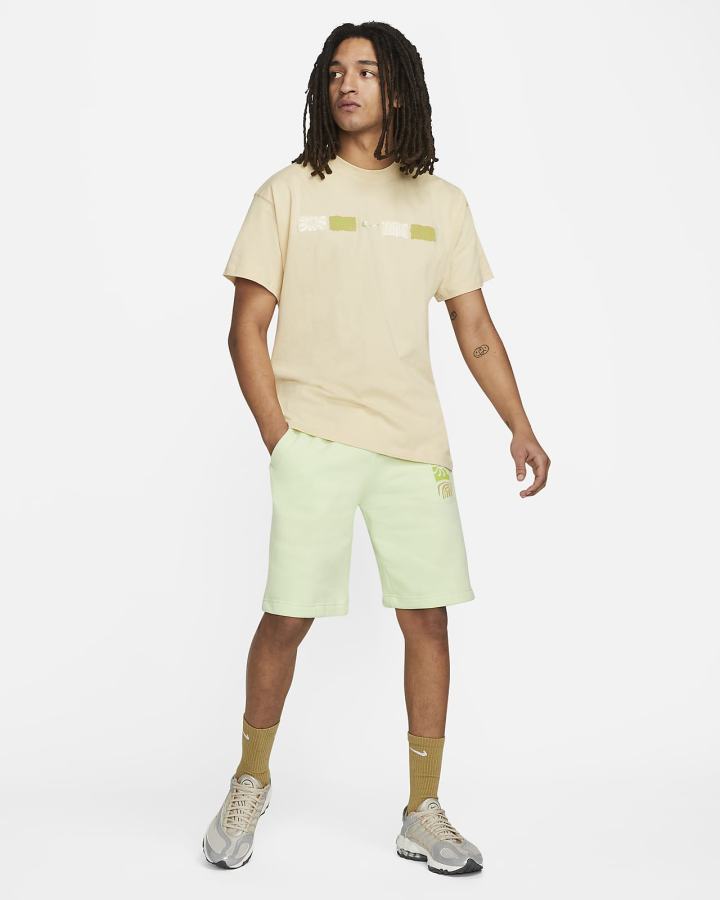 Camiseta Nike Sportswear Max 90 Hombre Amarillo Claro Verde | XPDST-9685