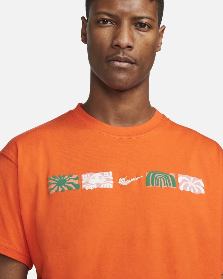 Camiseta Nike Sportswear Max 90 Hombre Naranjas Azules Claro | VLKAB-9174