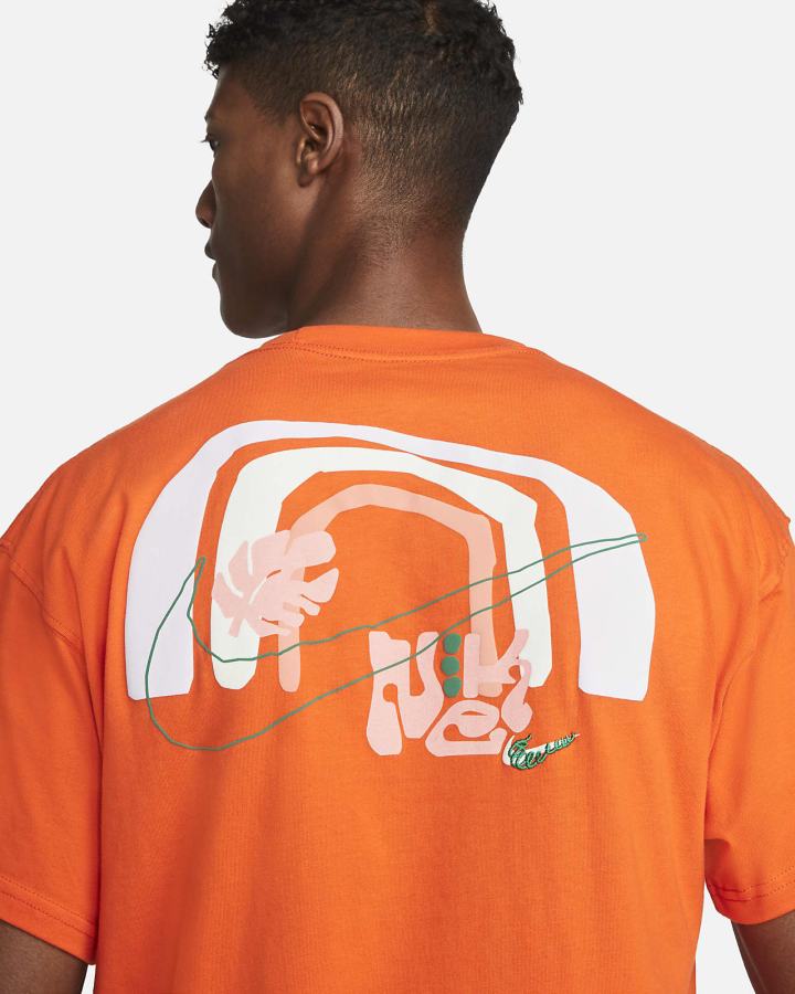 Camiseta Nike Sportswear Max 90 Hombre Naranjas Azules Claro | VLKAB-9174