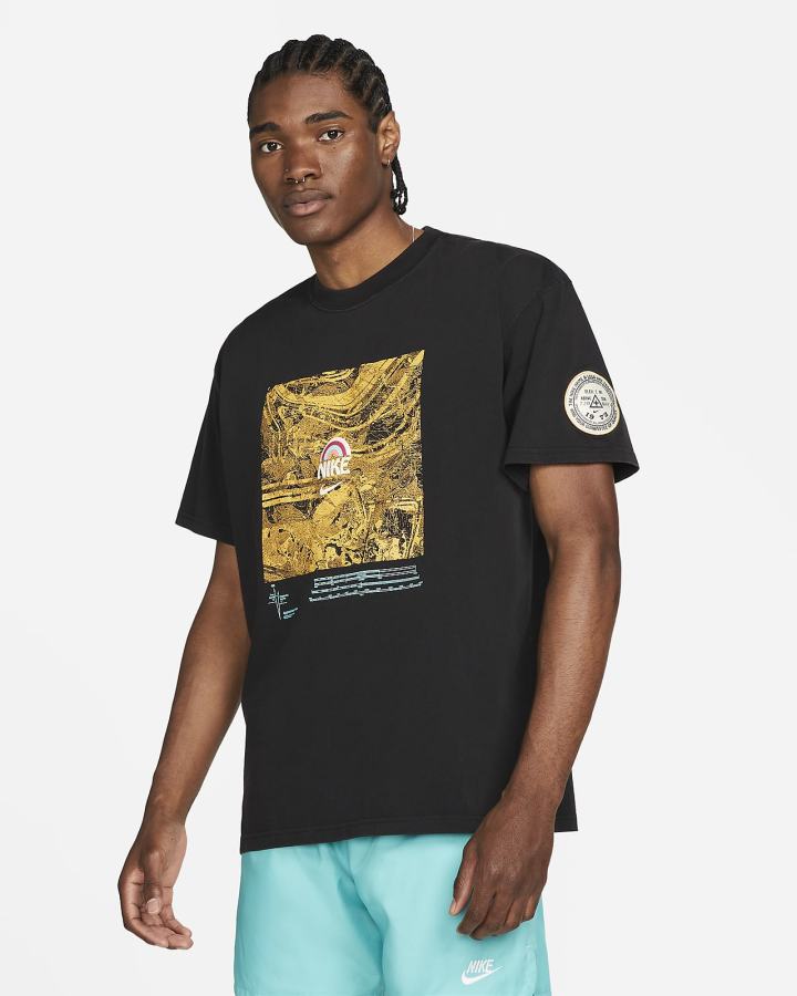 Camiseta Nike Sportswear Max 90 Hombre Negras | ZJHQT-5914
