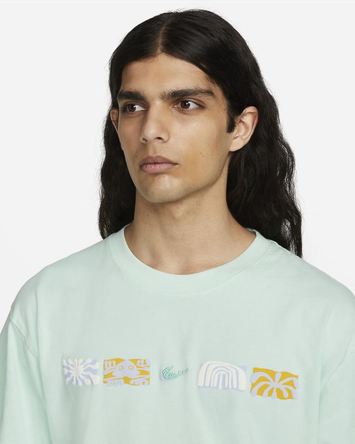 Camiseta Nike Sportswear Max 90 Hombre Verde Menta Azules Claro | AJSEK-5704