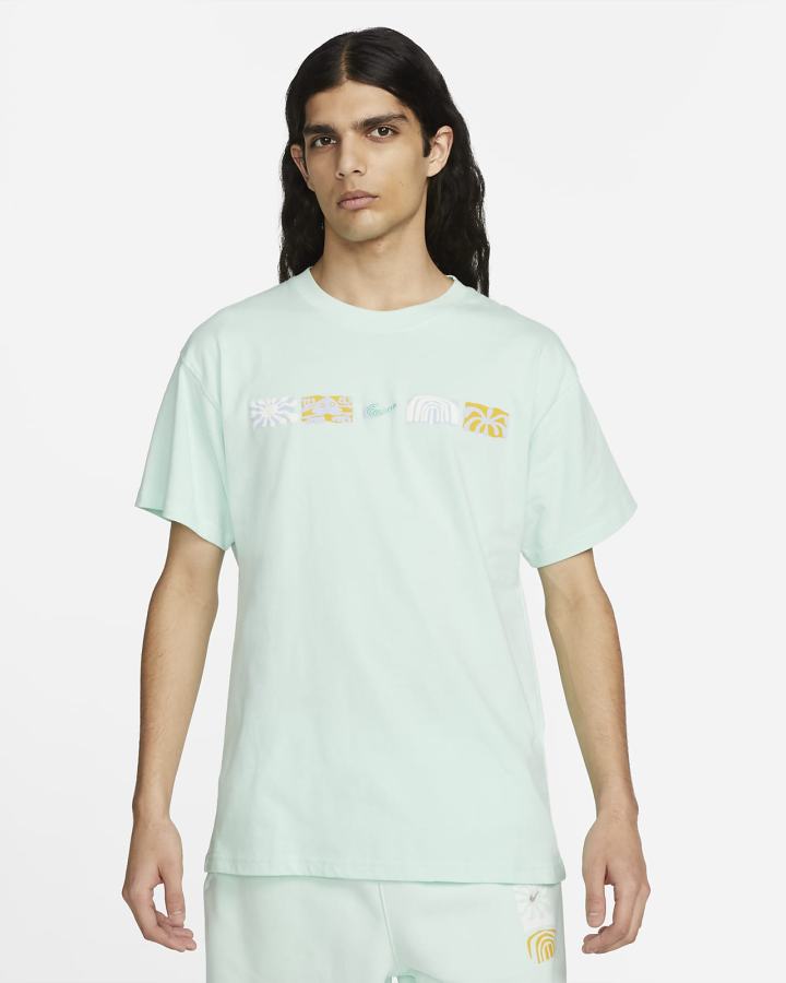 Camiseta Nike Sportswear Max 90 Hombre Verde Menta Azules Claro | AJSEK-5704