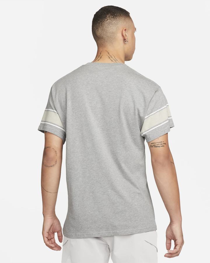 Camiseta Nike Sportswear Max 90 Varsity Hombre Gris Oscuro | JGRZA-3796