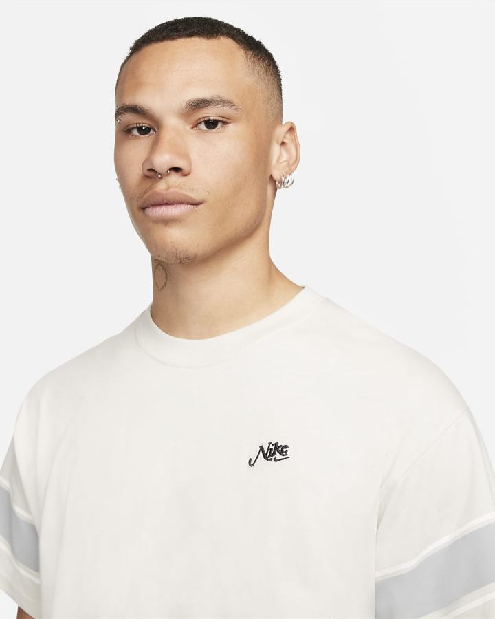 Camiseta Nike Sportswear Max 90 Varsity Hombre Marrones Claro | RZQAY-3950