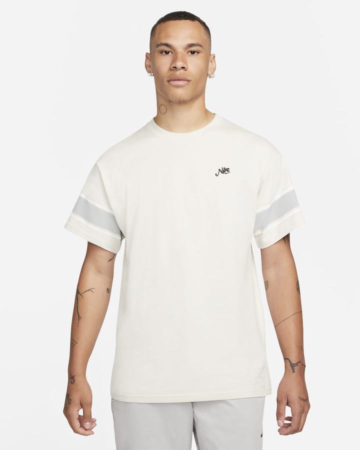 Camiseta Nike Sportswear Max 90 Varsity Hombre Marrones Claro | RZQAY-3950