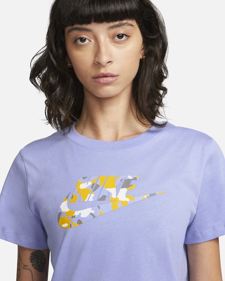 Camiseta Nike Sportswear Mujer Moradas | RWKAO-4192