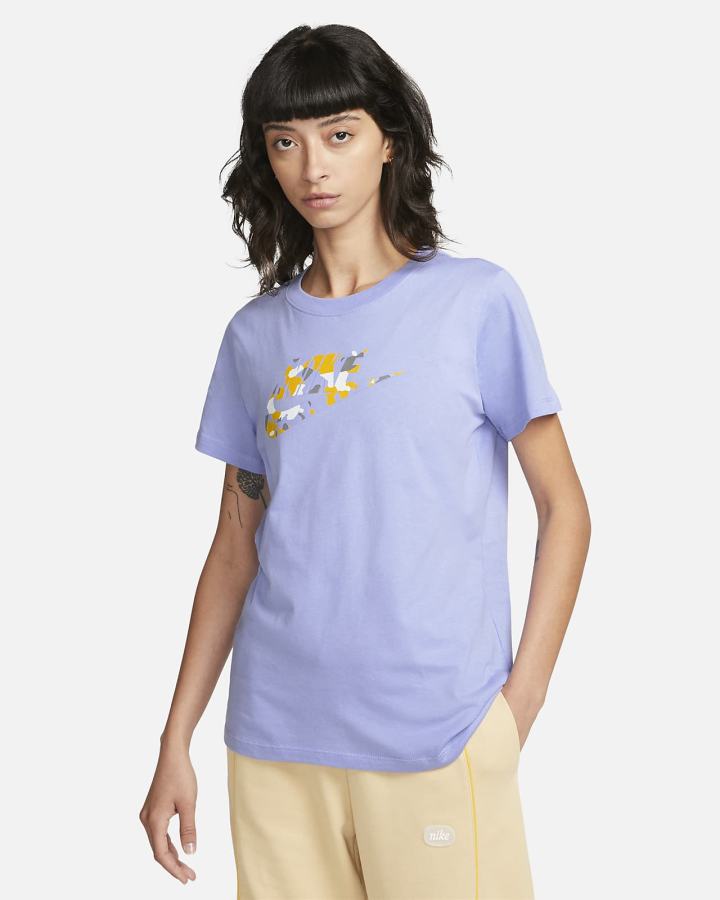 Camiseta Nike Sportswear Mujer Moradas | RWKAO-4192