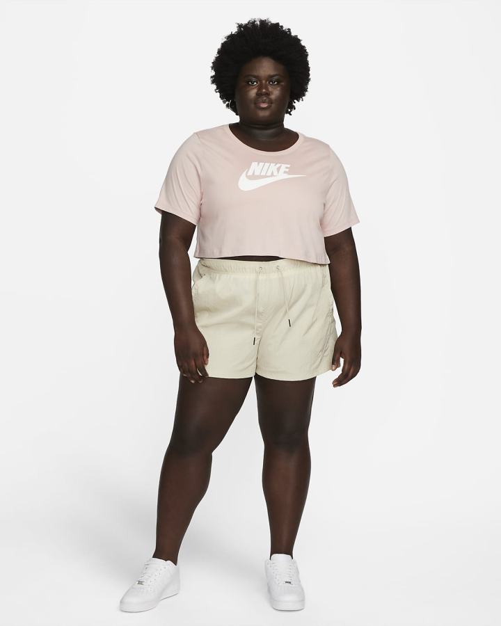 Camiseta Nike Sportswear (Plus Size) Mujer Rosas | BUGKD-3289