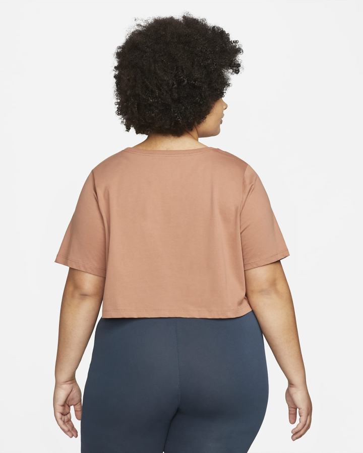 Camiseta Nike Sportswear (Plus Size) Mujer Marrones | BXUZE-1829