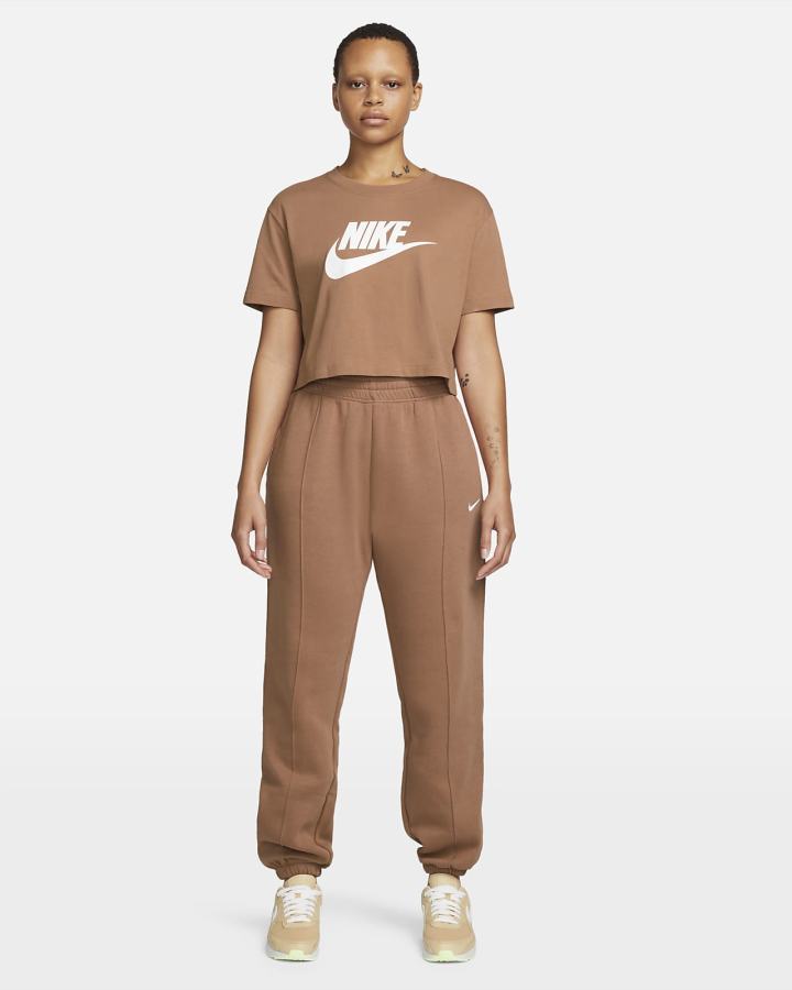 Camiseta Nike Sportswear (Plus Size) Mujer Blancas | JQAMY-8560