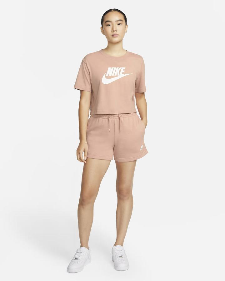 Camiseta Nike Sportswear (Plus Size) Mujer Rosas Blancas | XSZMD-1964