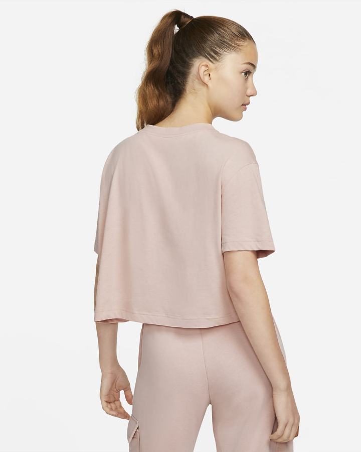 Camiseta Nike Sportswear (Plus Size) Mujer Rosas Blancas | ZAHLX-5683