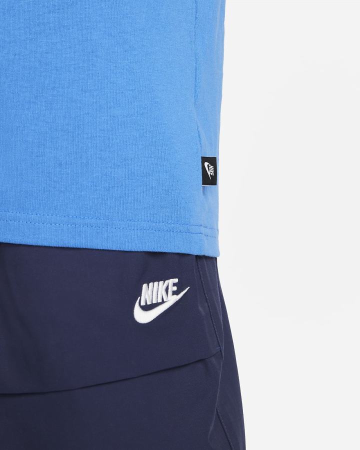 Camiseta Nike Sportswear Premium Essentials Hombre Azules Claro Negras | JOFEC-9120