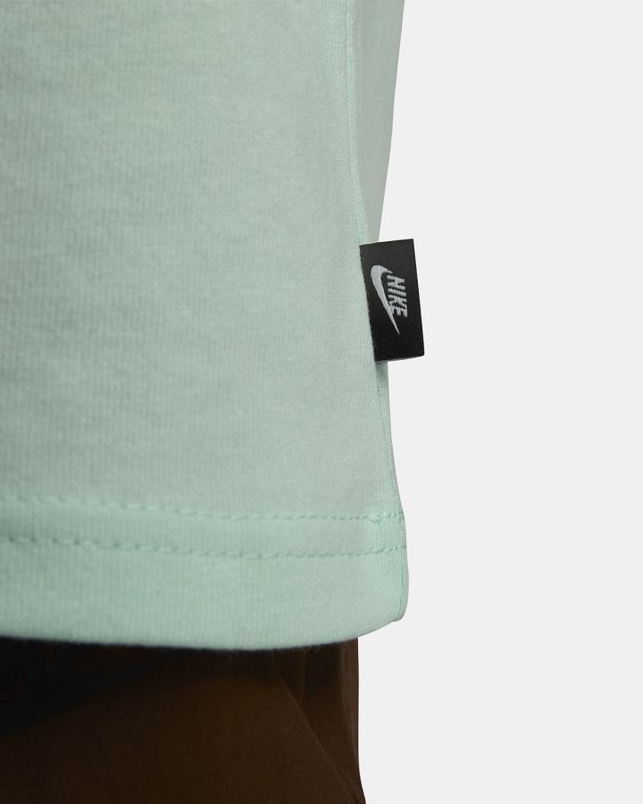 Camiseta Nike Sportswear Premium Essentials Long-Sleeve Pocket Hombre Verde Menta Negras | LZRMO-6354